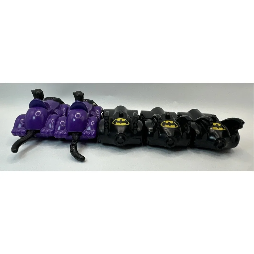 1991 McDonalds Batman Returns Happy Meal Toy Lot of 5 Batmobile Catwoman Vehicle